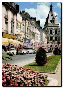 Modern Postcard Dreux La Grande Rue And The Belfry