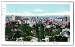 1905 Aerial View of Buildings Grand Rapids Michigan MI Rochester NY Postcard