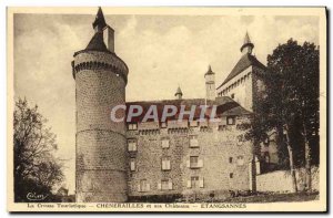 Old Postcard Creuse Tourist Chenerailles And His Chateaux Etangsannes