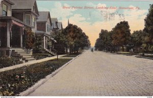 SOMERSET, Pennsylvania, PU-1912; West Patriot Street, Looking East