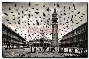 Postcard Old Plaza Venezia St Marco