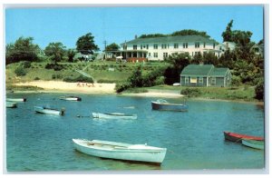 c1950's Lewis Bay Lodge Restaurant Hyannis Cape Cod Massachusetts MA Postcard