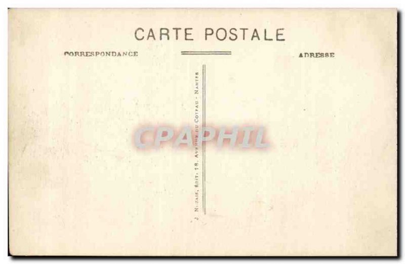 Sables d & # 39olonne Old Postcard Passage des Sables Thatch