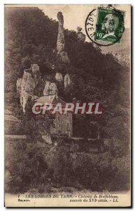 Old Postcard Gorges Du Tarn Rocheblave Chateau Manoir du 16eme