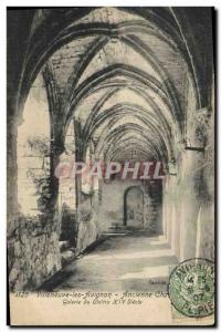 Old Postcard Villeneuve Avignon gallery of the cloister