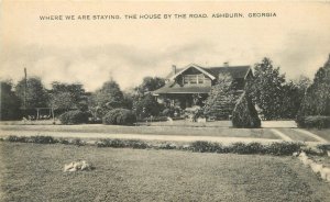 Postcard Georgia Ashburn House on the road 1940s Artvue 23-8058