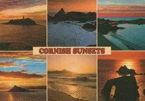 Cornwall Postcard - Views of Cornish Sunsets   RR9971 