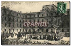 Postcard Old Army Barracks of Avignon 7th Course Genie of the Republic Rally ...