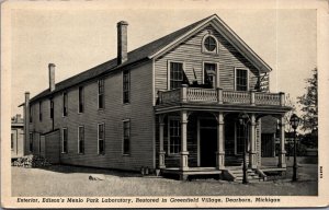 Exterior Edison Menlo Park Laboratory Greenfield Village Dearborn Michigan C075