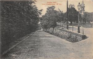 E77/ New Cumberland West Virginia Postcard 1913 Station Hill Road Church 8