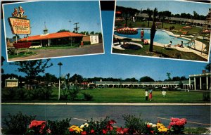 Vtg 1950s Howard Johnson's Motor Lodge Restaurant Savannah Georgia GA Postcard