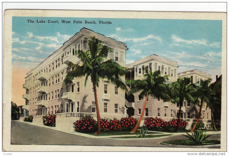 The Lake Court , WEST PALM BEACH , Florida , PU-1934