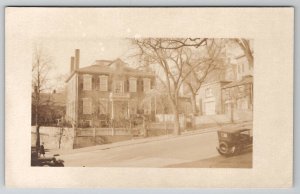 Providence RI RPPC College Hill Brown University c1916 Postcard F26