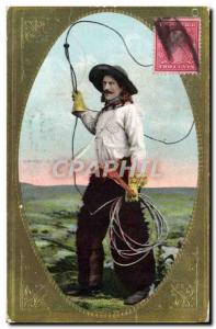 Old Postcard Cowboy