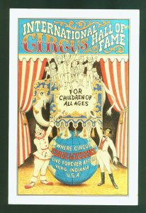 International Circus Hall Of Fame Peru Indiana Advertisement Flyer