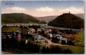 Bad Nassau Germany c1910 Postcard REsort Town Aerial View