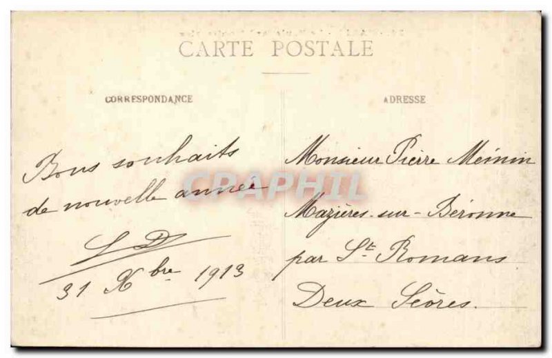 Old Postcard Paris boulevard Montmartre