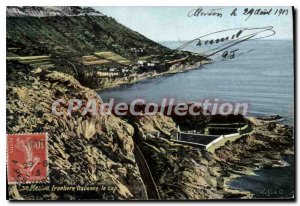 Old Postcard Menton Border Italian Cape Town