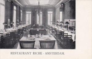 Netherlands Amsterdam Restaurant Riche Interior