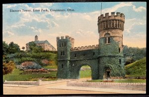 Vintage Postcard 1910 Elsinore Tower, Eden Park, Cincinnati, Ohio (OH)