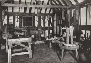 GLOUCESTER, WHEELWRIGHT'S SHOP, FOLK MUSEUM, WESTGATE STREET - Vintage POSTCARD