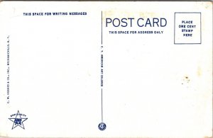 Hotel Wendell Pittsfield Massachusetts MA WB Postcard UNP VTG Curt Teich Unused 