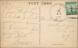 Riverside NY Tabernacle Adirondacks - Riparius Cancel Postcard