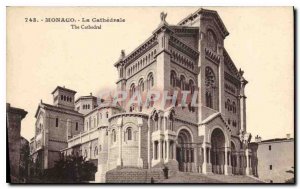 Old Postcard Monaco La Cathedrale