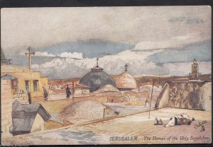 Israel Postcard - The Domes of The Holy Sepulchre, Jerusalem  E815