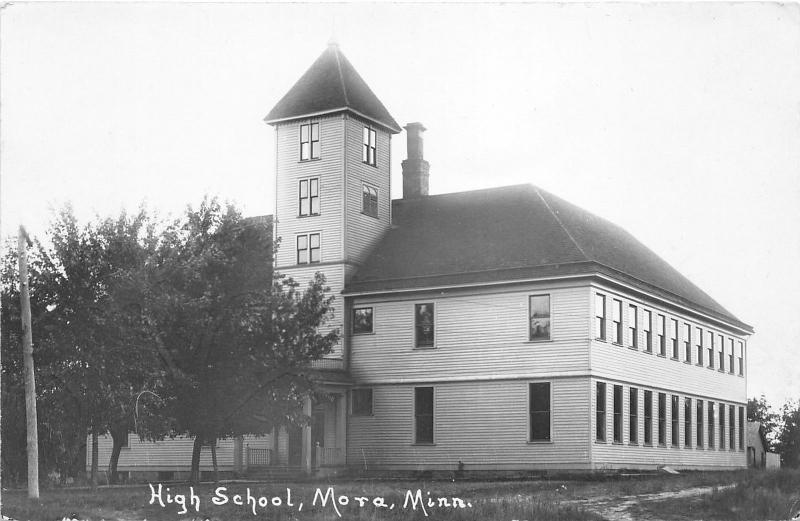 Mora Minnesota~High School~Kanabec County~This is Our School~Rex Photo RPPC