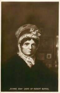 Famous people postcard Bonnie Jean wife of Robert Burns