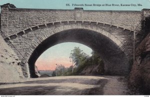 KANSAS CITY, Missouri, PU-1913; Fifteenth Street Bridge At Blue River