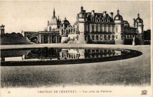 CPA Chantilly- Chateau, vue prise du Parterre FRANCE (1008787)