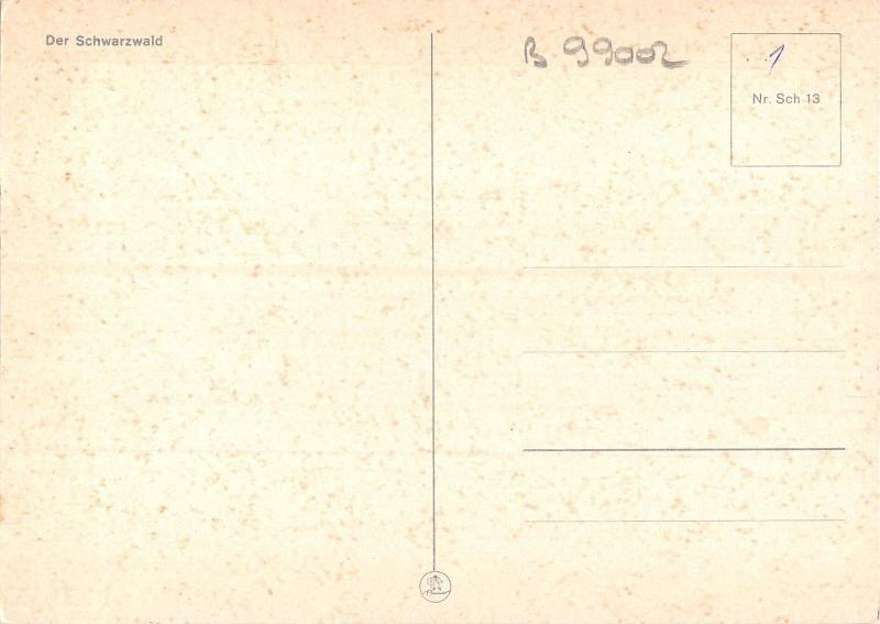 B99002 der schwarzwald    germany  maps cartes geographiques