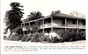 Frasher's Fotos Real Photo Postcard The Larkin House in Monterey, California