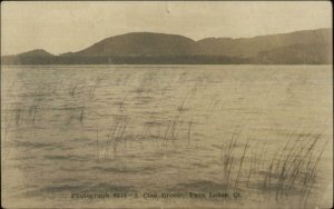 Twin Lakes CT A Cool Breeze c1910 Real Photo Postcard