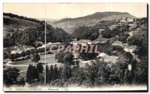 Old Postcard Uriage Les Bains Panorama