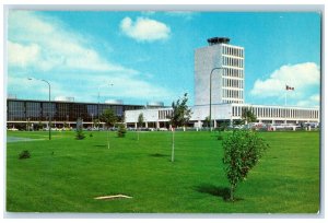 Winnipeg Manitoba Canada Postcard International Airport Admin Bldg. c1960's