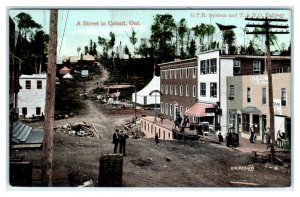 COBALT, Ontario, Canada ~ MINING TOWN Street Scene GENERAL STORE c1910s Postcard