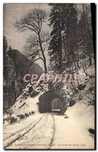 Old Postcard Route Grande Chartreuse The Tunnel Desert