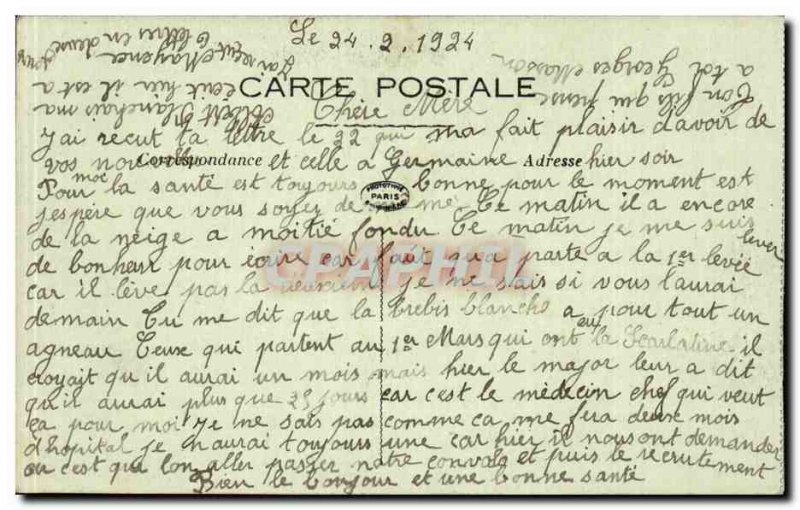 Old Postcard The Paris Vendome column