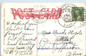 1900s Palace Hotel 6th & Vine Streets Cincinnati OH Postcard