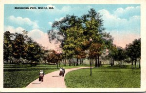 Indiana Muncie Scene In McCollough Park