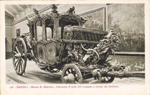 Italy Napoli Museo San Martino Carrozza di gala Comune a tempo dei Borboni