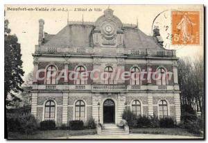 Postcard Old Beaufort En Vallee Hotel De Ville