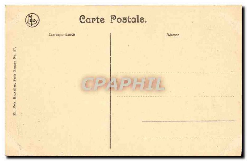 Old Postcard Bruges Gate D & # 39Ostende