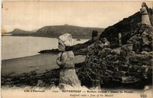 CPA ROTHÉNEUF - Rochers sculptes - Jeanne du Minihil (584333)