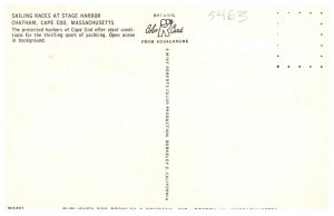 Massachusetts Chatham Sailing Races at Stage Harbor