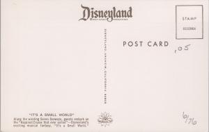 Disneyland, Santa Fe & Disneyland railroad passes It's a Small World-Fantasyland