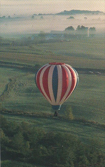 Hot Air Balloon In Flight